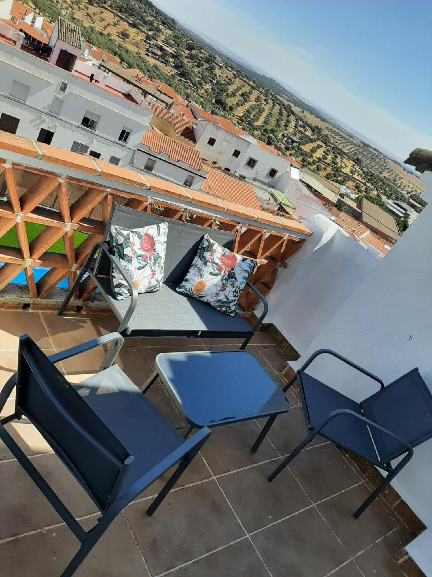 La Martela De Segura Apartamento Rural Piscina Segura de Leon Ngoại thất bức ảnh